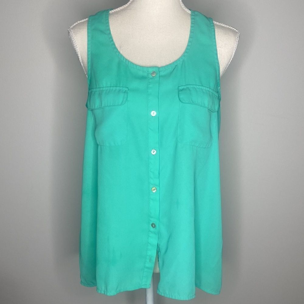 Forever 21 Medium Women’s Teal Blouse